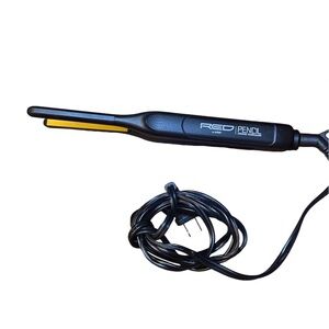 Kiss Red Pencil Hair Straightener - Black and Yellow